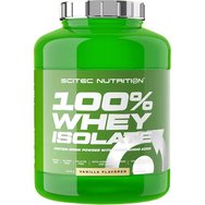 Scitec Nutrition 100% Whey Isolate 100% суроватъчен протеин изолат, хранителна добавка с добавени аминокиселини, вкус на ванилия 1816g - Vanilla