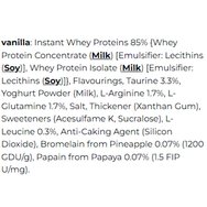 Scitec Nutrition 100% Whey Protein Professional Хранителна добавка с чист суроватъчен протеин, обогатен с аминокиселини за растеж на мускулите с вкус на ванилия 1816g - Vanilla Scitec Nutrition 100% Whey Protein Professional Хранителна добавка с чист суроватъчен протеин, обогатен с аминокиселини за растеж на мускулите с вкус на ванилия 1816g - Vanilla