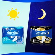 Always Комплект Ultra Day & Night Μέγεθος 3, 96 бр (3x32 бр)