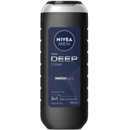 Nivea Men Deep Clean Shower Gel Мъжки душ-гел за дълбоко почистване на лице, тяло & коса 500ml