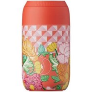 Chilly's Series 2 Liberty Coffee Cup 340ml, Κωδ 22632 - Poppy Trelis - Чаша от неръждаема стомана за топли и студени напитки с дизайн Chilly's Series 2 Liberty Coffee Cup 340ml, Κωδ 22632 - Poppy Trelis - Чаша от неръждаема стомана за топли и студени напитки с дизайн