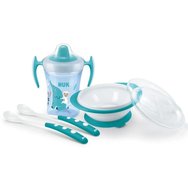 Nuk Learn to Eat Set 6m+ Тюркоаз 1 брой, Код 10225272