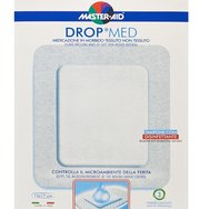 Master Aid Drop Med Woundpad with Antibacterial Substance 15x17cm 3 бр - Залепващи, незалепващи марли, импрегнирани с дезинфектант