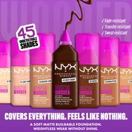 Nyx Professional Makeup Make\'em Wonder Soft Matte Buildable Foundation Хидратиращ & Нежен Матов Фон дьо тен за по-гладка, равномерна & сияйна кожа 30ml - 28 Cinnamon