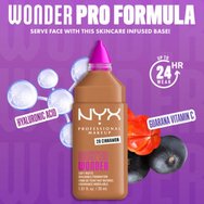 Nyx Professional Makeup Make\'em Wonder Soft Matte Buildable Foundation Хидратиращ & Нежен Матов Фон дьо тен за по-гладка, равномерна & сияйна кожа 30ml - 28 Cinnamon