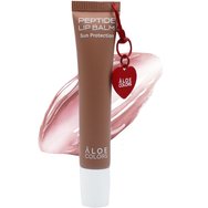 Aloe Colors Peptide Sun Protection Lip Balm Хидратиращ балсам за устни със слънцезащита, който дарява комфорт, подхранване & впечатляващ блясък с аромат на череша 15ml - Cherry Martini