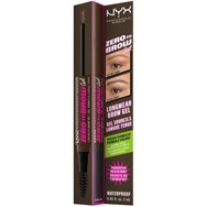 NYX Professional Makeup Zero to Brow Longwear Gel Вежди 2мл 1 брой - Еспресо