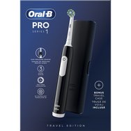 Oral-B Pro Series 1 Electric Toothbrush with Travel Case 1 брой - черен