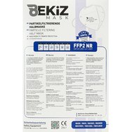 Bekiz Particle Filtering Half Mask FFP2 NR Люляк 10 бр