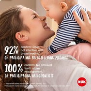 Nuk Signature Silicone Soother Светло зелено 6-18м 1 брой, Код 10736694