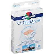 Master Aid Cutiflex Med Waterproof Strips 78x26mm Large 10 бр - Залепващи подложки Водоустойчиви