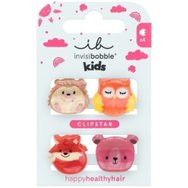 Invisibobble Clipstar Kids Clever Classmates 4 броя - 