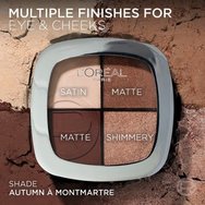 L\'Oreal Paris Rendez Eye & Cheek Quad Palette Палитра сенки за очи & бузи в 4 нюанса за разнообразни визии & всеки повод 8.4g - 03 Warm Glow
