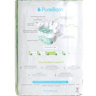 PureBorn Organic Bamboo Unisex Nappies No3 (5,5-8kg) 56 бр - Daises