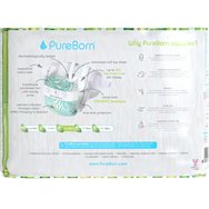 PureBorn Organic Bamboo Unisex Nappies No3 (5,5-8kg) 28 бр - Daises