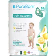 PureBorn Training Unisex Pants No6 (>15kg) 18 бр - Lemons