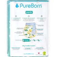 PureBorn Training Unisex Pants No4 (9-15kg) 22 бр - Lemons