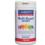 Lamberts Multi-Guard Sport 60tabs - Хранителна добавка с формула с мултивитамини и минерали за хора, които следват натоварваща тренировъчна програма Lamberts Multi-Guard Sport 60tabs - Хранителна добавка с формула с мултивитамини и минерали за хора, които следват натоварваща тренировъчна програма