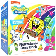 Nickelodeon Spongebob Multivitamin Fizzy Drink Tropical 30 Sachets