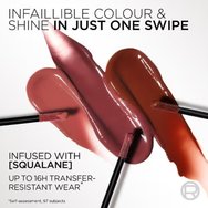 L\'Oreal Paris Infaillible Laque Resistance Liquid Lipstick 4.3ml - 515 Brown Espresso L\'Oreal Paris Infaillible Laque Resistance Liquid Lipstick 4.3ml - 515 Brown Espresso