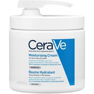Cerave Moisturising Cream 454g - Хидратиращ крем за лице и тяло за суха до много суха кожа с помпа