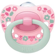 Nuk Signature Orthodontic Silicone Soother 18-36m 1 бр, Код 10.520.449 - розово