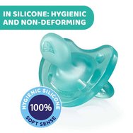 Chicco Physio Soft Silicone Soother 0m+ Ciel 1 бр