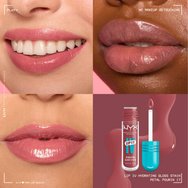 Nyx Professional Makeup Lip Iv Hydrating Gloss Stain 12-часов хидратиращ крем за устни с богат блясък и интензивен цвят 5ml - 17 Petal Pourin\' Nyx Professional Makeup Lip Iv Hydrating Gloss Stain 12-часов хидратиращ крем за устни с богат блясък и интензивен цвят 5ml - 17 Petal Pourin\'