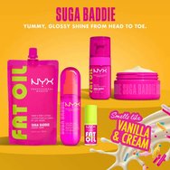 Nyx Professional Makeup Hair & Body Fragrance Mist Хидратиращ спрей за коса & тяло с аромат на сладка ванилия & бита сметана 160ml - Suga Baddie
