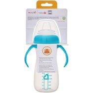 Munchkin Gentle Transition Baby\'s First Sippy Spill-Proof Antifuite Cup 6m+, 300ml - Blue