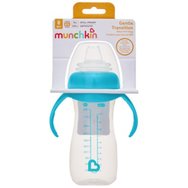 Munchkin Gentle Transition Baby\'s First Sippy Spill-Proof Antifuite Cup 6m+, 300ml - Blue