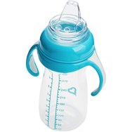Munchkin Gentle Transition Baby\'s First Sippy Spill-Proof Antifuite Cup 6m+, 300ml - Blue