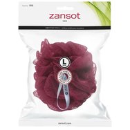 Zansot Mesh Sponge Large 1 брой - Бордо - Гъба от тюл за усещане за мекота & освежаване