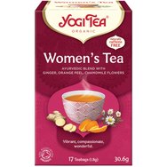 Yogi Tea Women's  Tea 17 Teabags (17 сашета x 1,8g) - Билкова напитка със смес от джинджифил, портокалова кора и цвят от цвете за усещане за освежаване, топлина и спокойствие