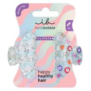 Invisibobble Clipstar Cosmic Glow 2 бр - Щипка за коса за фина и нормална коса