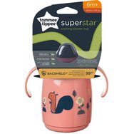 Tommee Tippee Superstar Bacshield Training Sippee Cup 6m+ Образователна чаша с мек силиконов чучур за малки деца 300ml