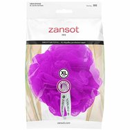 Zansot Mesh Sponge Extra Large 1 брой - Лилава - Гъба от тюл за усещане за мекота и освежаване