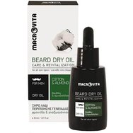 Macrovita Men Beard Dry Oil 30ml - Масло за лечение на суха брада с памучно и бадемово масло Macrovita Men Beard Dry Oil 30ml - Масло за лечение на суха брада с памучно и бадемово масло