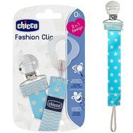 Chicco Fashion Soother Clip Син 1 бр