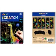 Avenir Mini Scratch Book Код 60128, 1 бр - Dinosaurs