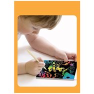 Avenir Mini Scratch Book Код 60128, 1 бр - Dinosaurs