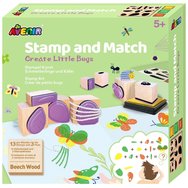 Avenir Stamp and Match Код 60739, 1 бр - Create Little Bugs
