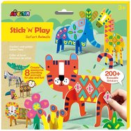 Avenir Stick \'N\' Play 3+ Years Код 60812, 1 бр - Safari Animals