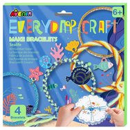 Avenir Everyday Craft Make Bracelets Sealife Ежедневни Творчески Ръчни Занимания Морски Гривни, за Момичета над 6 Години 1 Брой