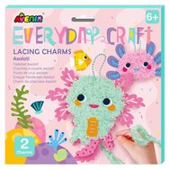 Avenir Everyday Craft Lacing Charms Axolotl Ежедневни Творчески Ръчни Занимания Куклички Морски Животинки, за Деца над 6 Години 1 Брой