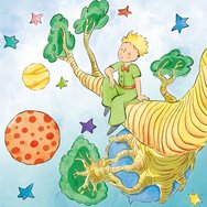 Avenir The Little Prince Watercolour Painting Книжка за рисуване с акварелни бои за деца 1 брой