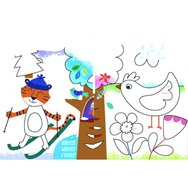 Avenir Crayon Activity Kit 3+ Years Код 60786, 1 бр - 4 Seasons Fun