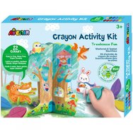 Avenir Crayon Activity Kit 3+ Years Код 60788, 1 бр - Treehouse Fun