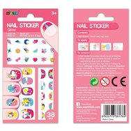 Avenir Nail Sticker Код 60511, 38 бр - Unicorn Glitter