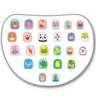 Avenir Fancy me Press on Nails Animal Kingdom Самозалепващи нокътчета за момичета със сладки фигурки за уникален стил 24 броя